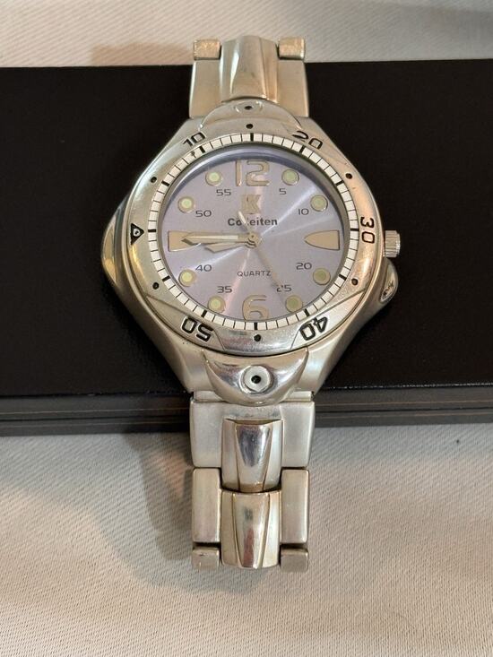 Blue Colleiten Other - Blue Colleiten 2000s 43mm Quartz Men's Vintage Watch Fully Working